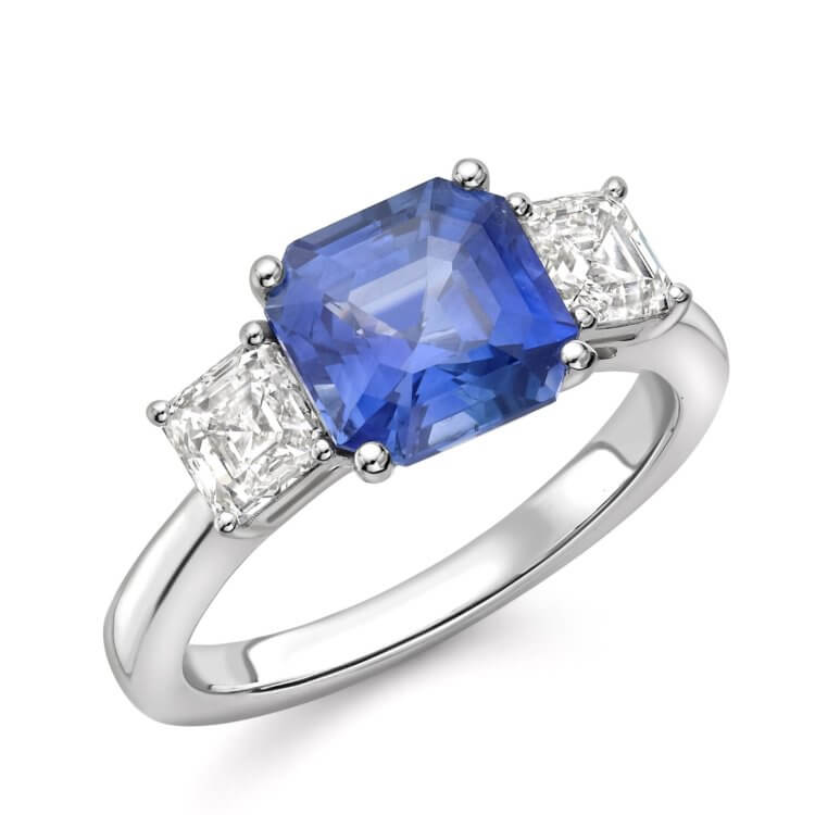 Sapphire and diamond Ring